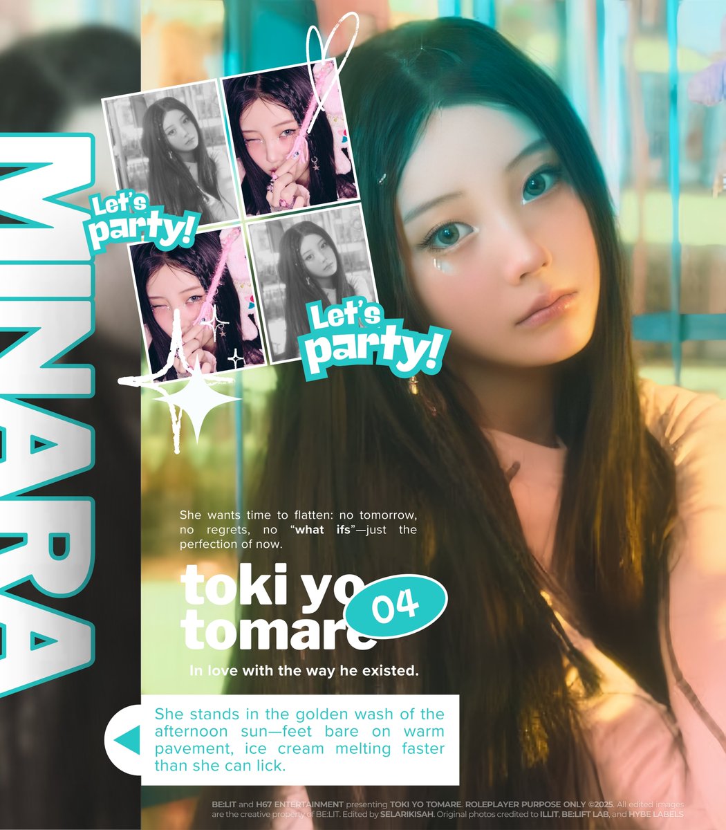 BE__LIT's tweet image. ⠀

         𝐁𝐄:𝐋𝐈𝐓   𝐏𝐑𝐄𝐒𝐄𝐍𝐓𝐒  𓂂 𓂂  ₍ 💌 ₎
         𖣁   𓏻   𝖳𝖮𝖪𝖨  𝖸♡  𝖳𝖮𝖬𝖠𝖱𝖤  🪽

                   𝖳͟𝖤͟𝖠͟𝖲͟𝖤͟𝖱   𝖢͟𝖮͟𝖭͟𝖢͟𝖤͟𝖯͟𝖳
         #MINARA         ❤︎         #VARA  
         ︶⊹︶︶︶︶︶︶︶︶︶︶⊹︶

⠀