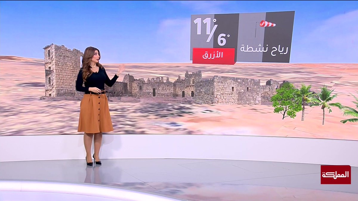 حالة الطقس | كتلة هوائية شديدة البرودة ورطبة مع زخات مطر متفرقة #الأردن 