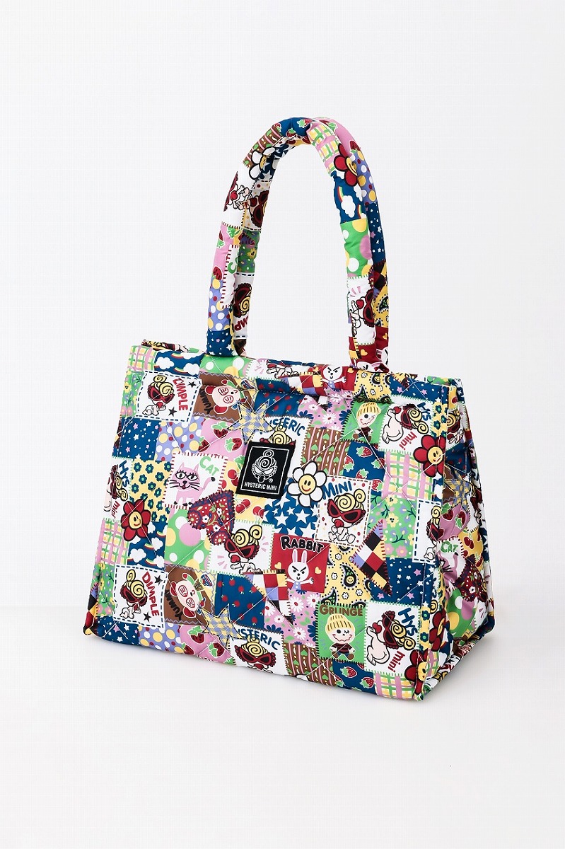 ヒステリックミニ　店舗限定　サコッシュ　トートバッグ HYSTERIC MINI SQUARE BAG & SACOCHE BOOK SCRAP PATCHWORK ver