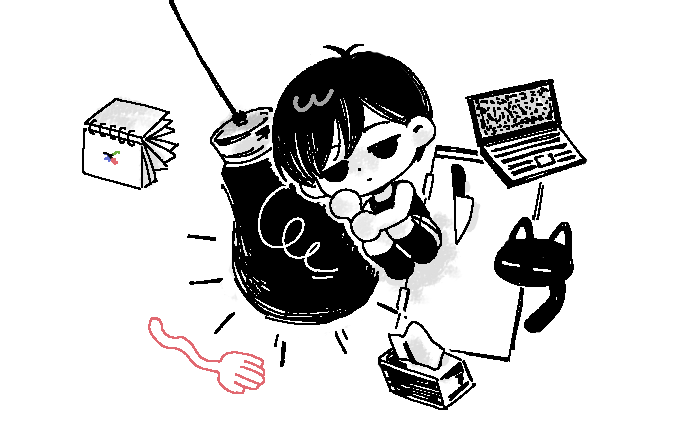 「纯白空间」
#OMORI