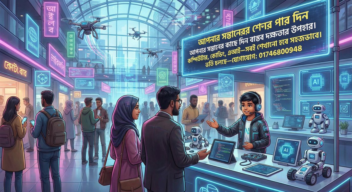 আপনার সন্তানকে রুহুল আইটিতে আজই ভর্তি করুন।
#LifeChangingOpportunity #ruhulit #skills #kidsactivities