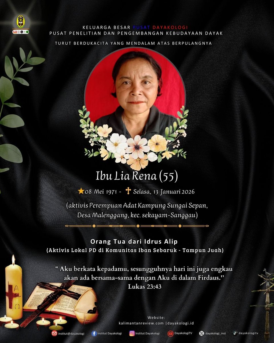 “Aku kebangkitan dan hidup; barangsiapa percaya kepada-Ku, ia akan hidup.” Kiranya keluarga dikuatkan dalam pengharapan kekal.