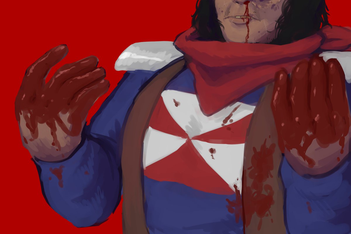 gore/violence/eyestrain warning I literally can't censor twitter posts sorry uhhh last minute Jongler violence! yay #deltarune #jonglerjuesday I don't actually have a gijinka design I just made shit up