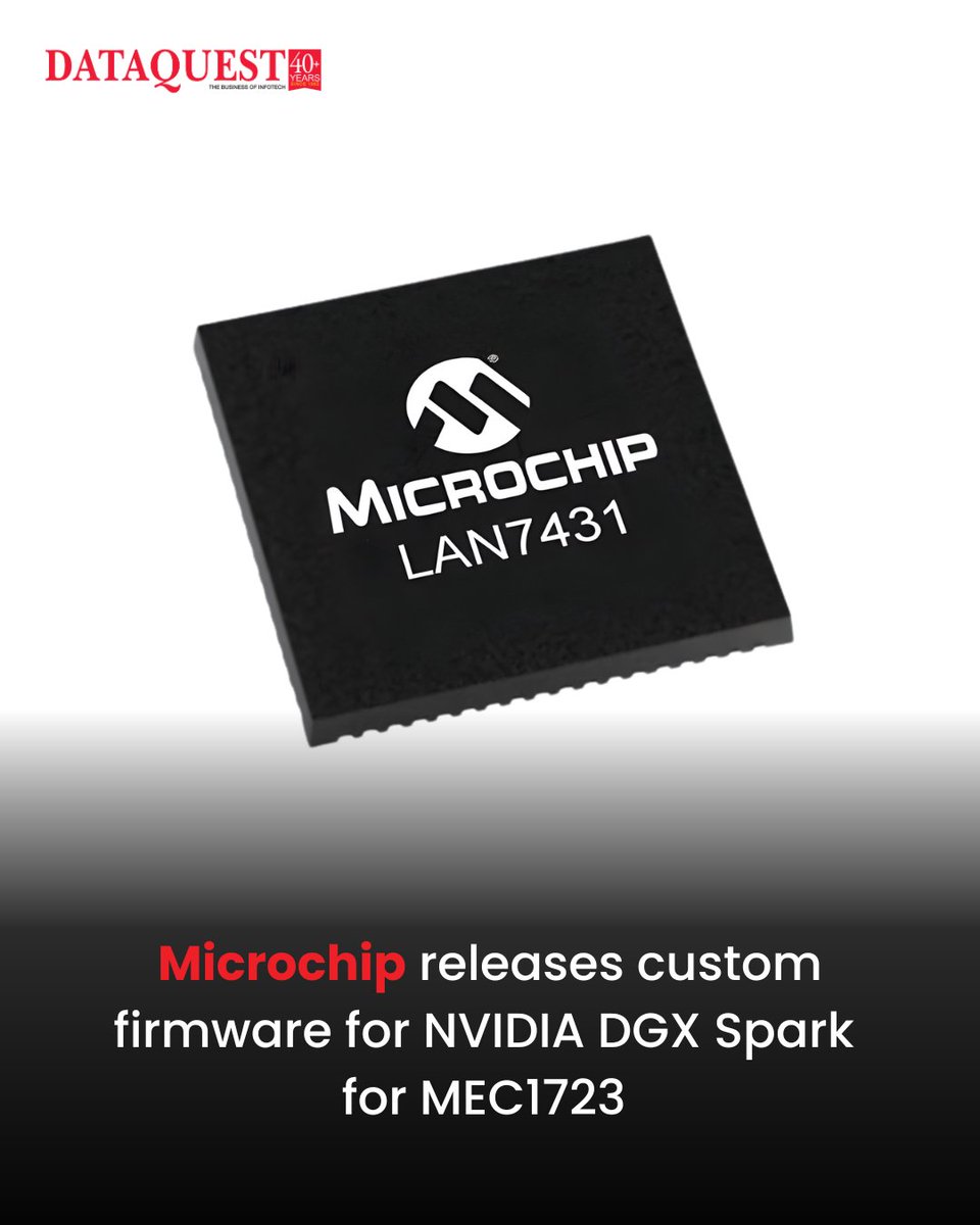 dataquestindia's tweet image. The @MicrochipTech  software is designed to optimize the MEC1723 EC’s capabilities for system management of AI workloads on the NVIDIA DGX platform.

Read more: dqindia.com/esdm/microchip…

#Dataquest #microchip #controllers