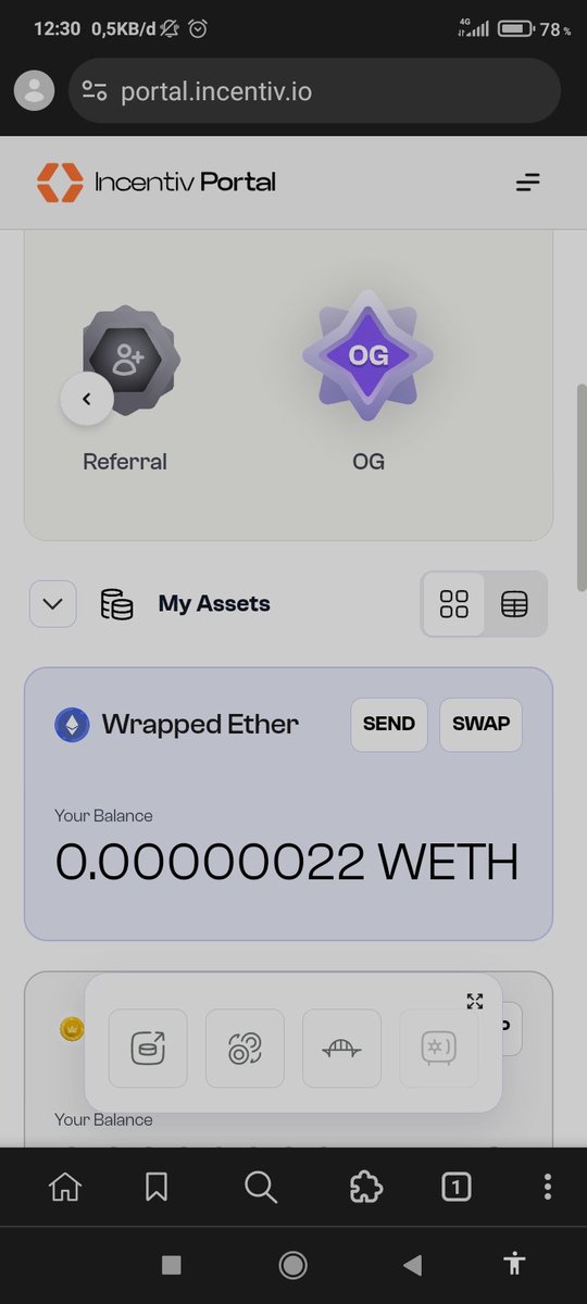 MasLo789107's tweet photo. Everything went smoothly, from Transactions, Sends and Swaps.
Likewise with opening the Box until you get OG.
Thank you Incentiv.
@Incentiv_net #IncentivMainnet https://t.co/NZZHOE1Xji