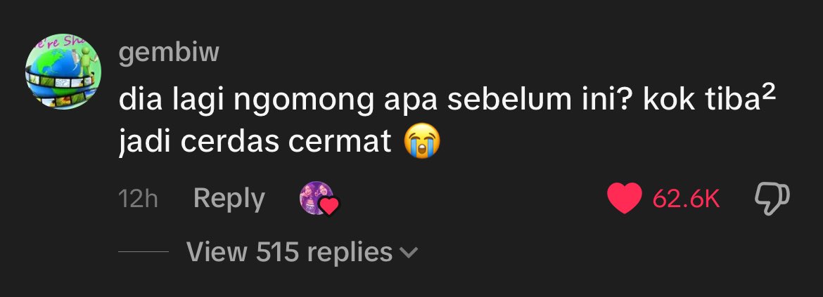 withlovececilia's tweet photo. Komen di tiktok anj bgt😭🤣 yaa Allah gue gakuat anj https://t.co/UMTMSnSZaN