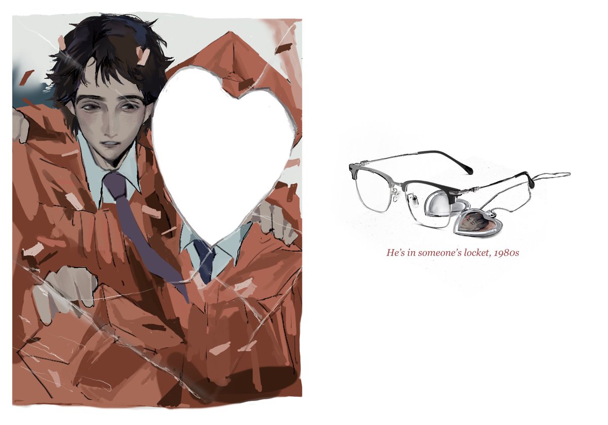 sausageMuffinnn's tweet image. He’s in someone’s locket #byler