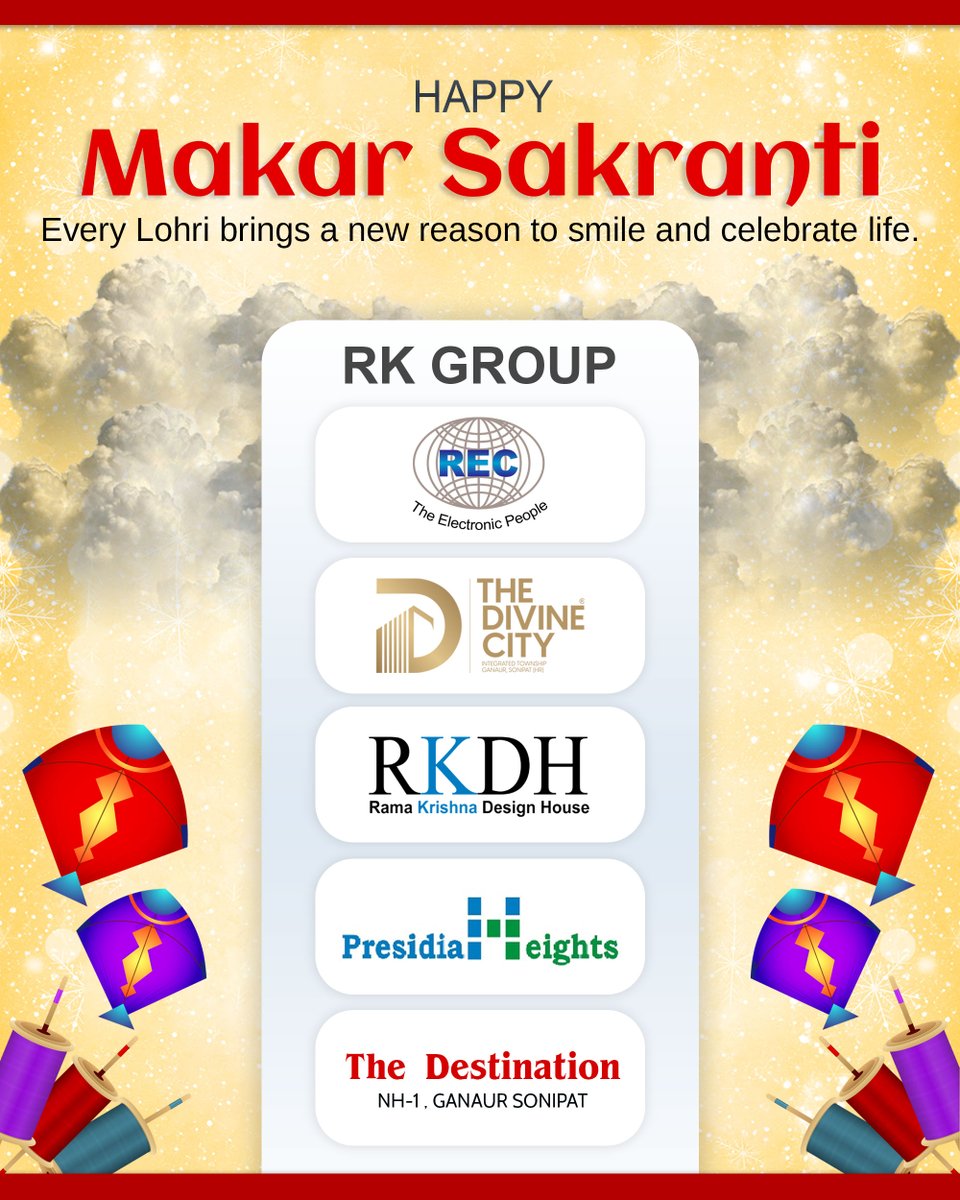 𝐇𝐚𝐩𝐩𝐲 𝐌𝐚𝐤𝐚𝐫 𝐒𝐚𝐧𝐤𝐫𝐚𝐧𝐭𝐢!💡
This festival of energy and harvest, RK Group &amp; RK Electro wish you a future powered by innovation, smart technology, and progress toward a more connected tomorrow. 🌾
#HappyMakarSankranti #RKGroup #RKElectro