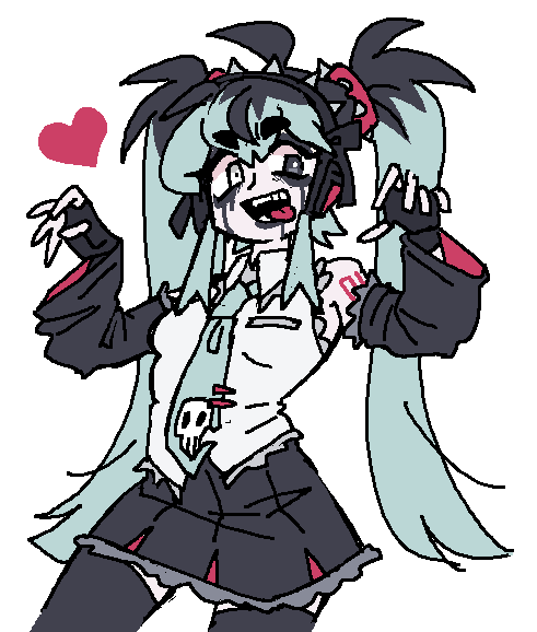 blumothy's tweet image. a miku to suit my own tastes