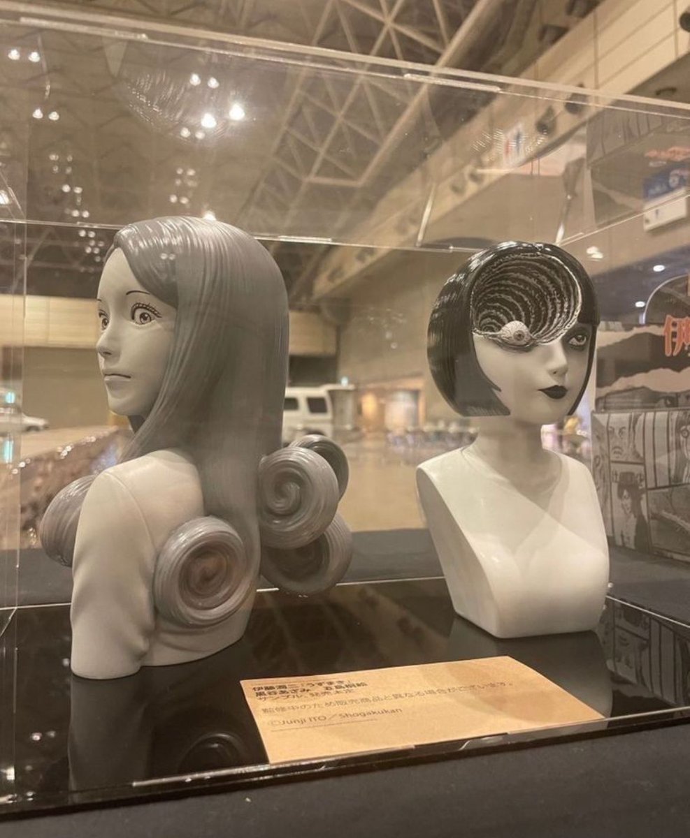 Junji Ito display in Japan