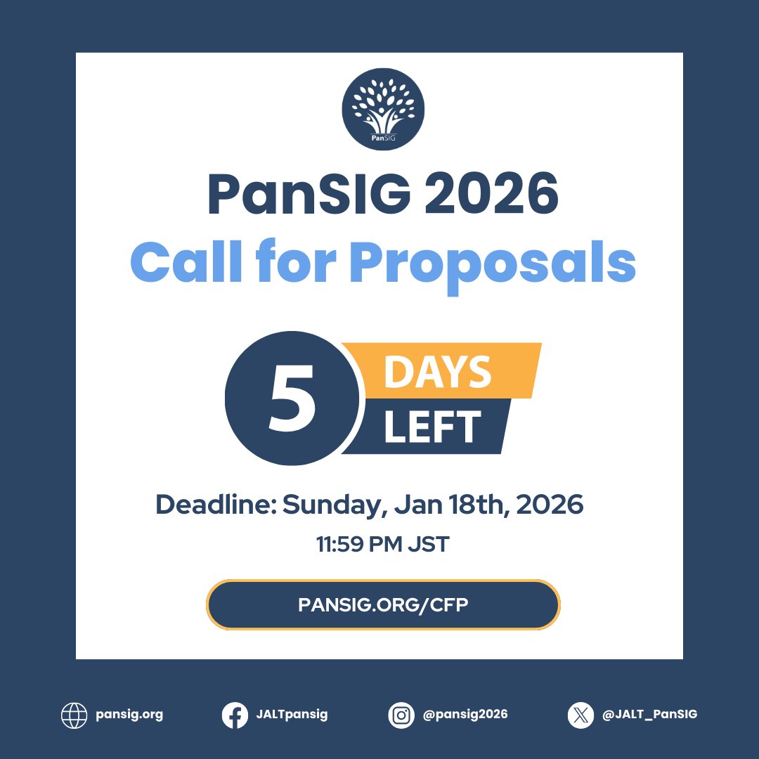 JALT CUE SIG (@jaltcue) on Twitter photo 