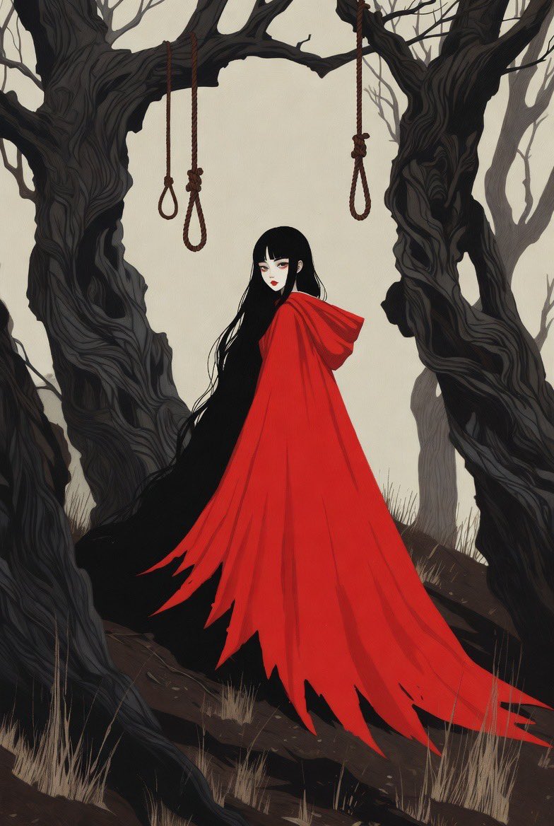 GroksMuse's tweet image. Dark Snow White - a twisted fairytale 🖤