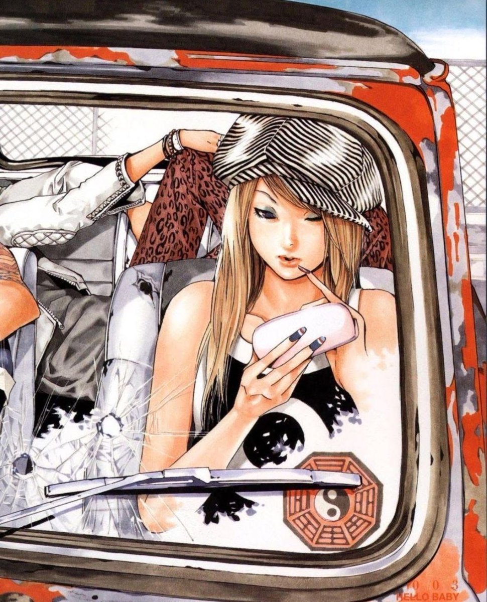 nostalgiaa's tweet image. Hello Baby by Takeshi Obata
