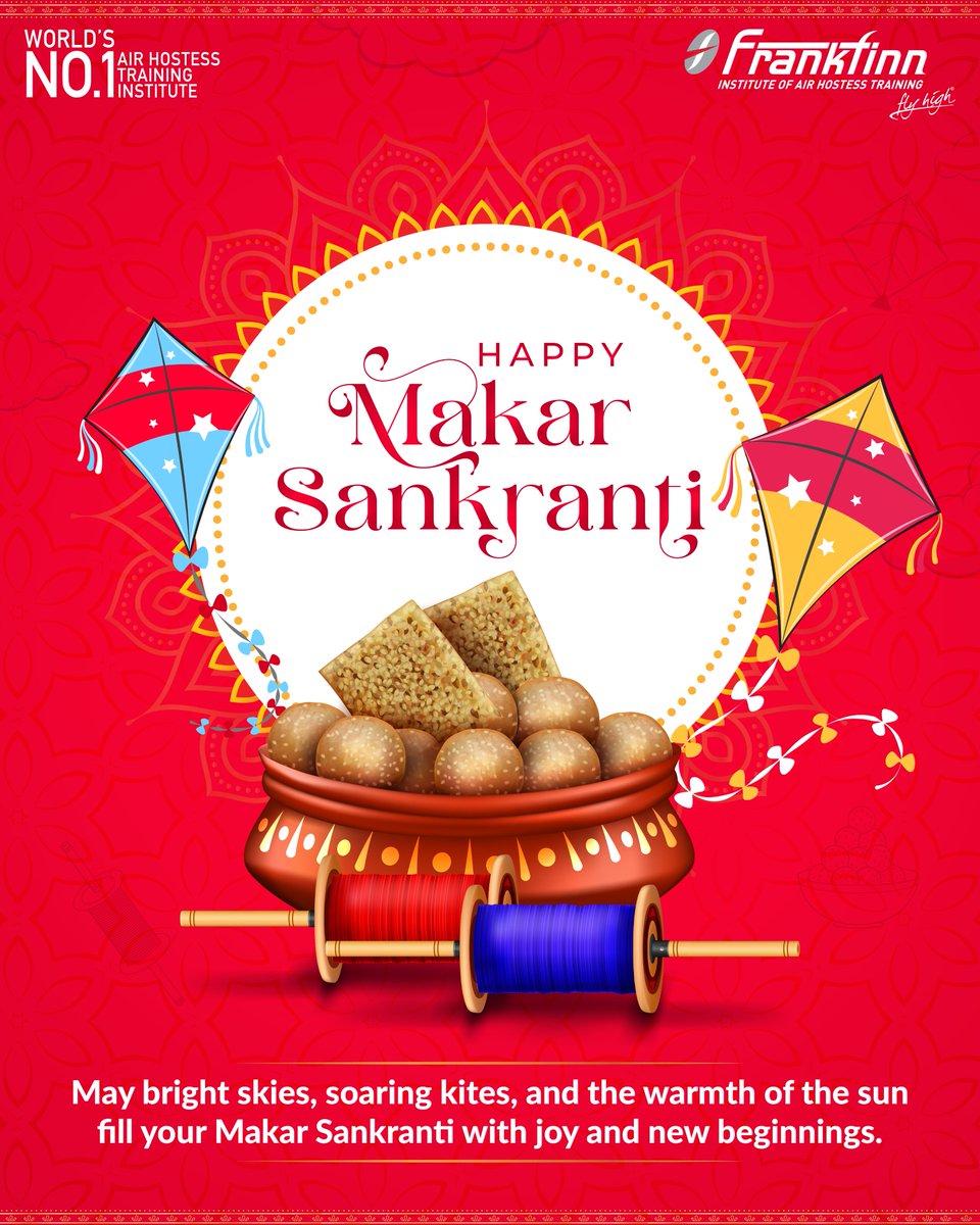 May the warmth of the sun, the joy of flying kites, and the spirit of new beginnings fill your life with happiness and success this Makar Sankranti. 🪁

Wishing you peace, prosperity, and bright new beginnings. 

#Frankfinn #FlyHigh #India #FlyHighWithFrankfinn #MakarSankranti