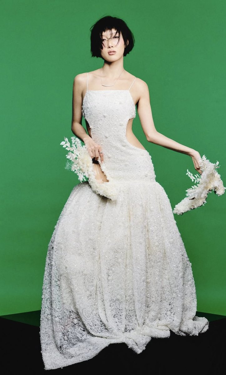 hwasa green dress The Wolf Gang Women's Sunmor Knit Maxi Dress - Lime main image 1