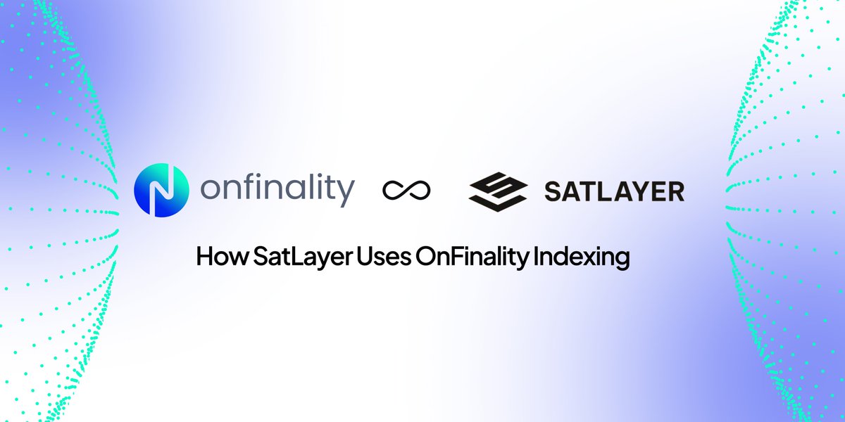 OnFinality's tweet image. The @satlayer rewards stack runs on fast, stable, and transparent data. 

Here’s how OnFinality Indexing keeps Babylon Genesis flowing smoothly.