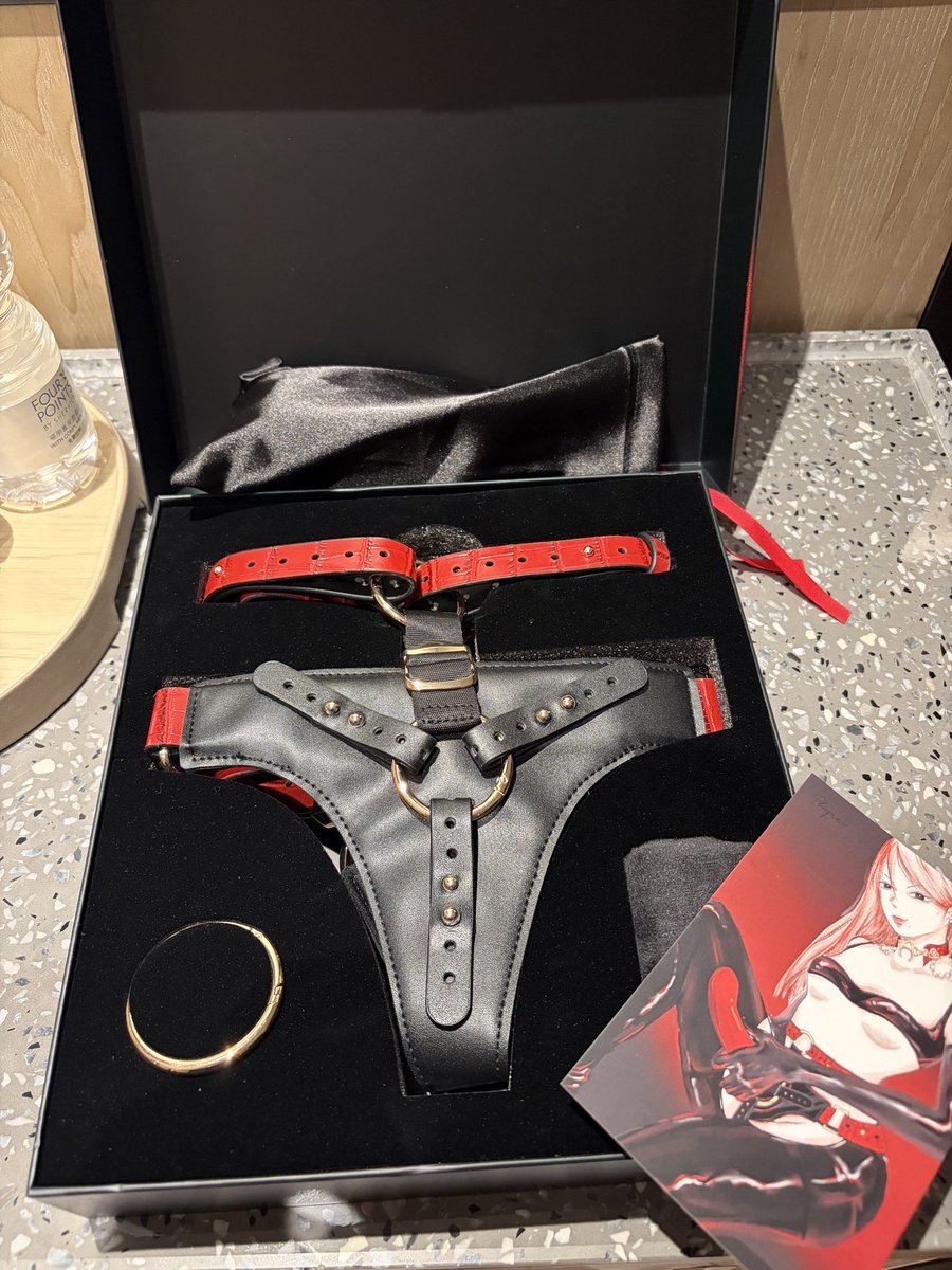 R08111117's tweet photo. 貌美是真的
穿上很不方便也是真的
云小弟的用脱皮了
看各种博主推荐买了这一套
红黑配色是我的最爱
但是穿上真的太太太麻烦！
#le #les #穿戴玩具 #穿戴 https://t.co/OjLv61kPzU