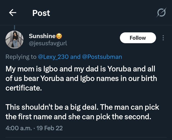Bayo_Bilisi's tweet image. On today's episode of Yorùbá children with Igbo mothers...

They are only Yorùbás when they need to talk down on Yorùbás for validation...

They are Igbos every other times of their lives...

This is why we are agitating against inter-tribal marriages and movies that promote it!