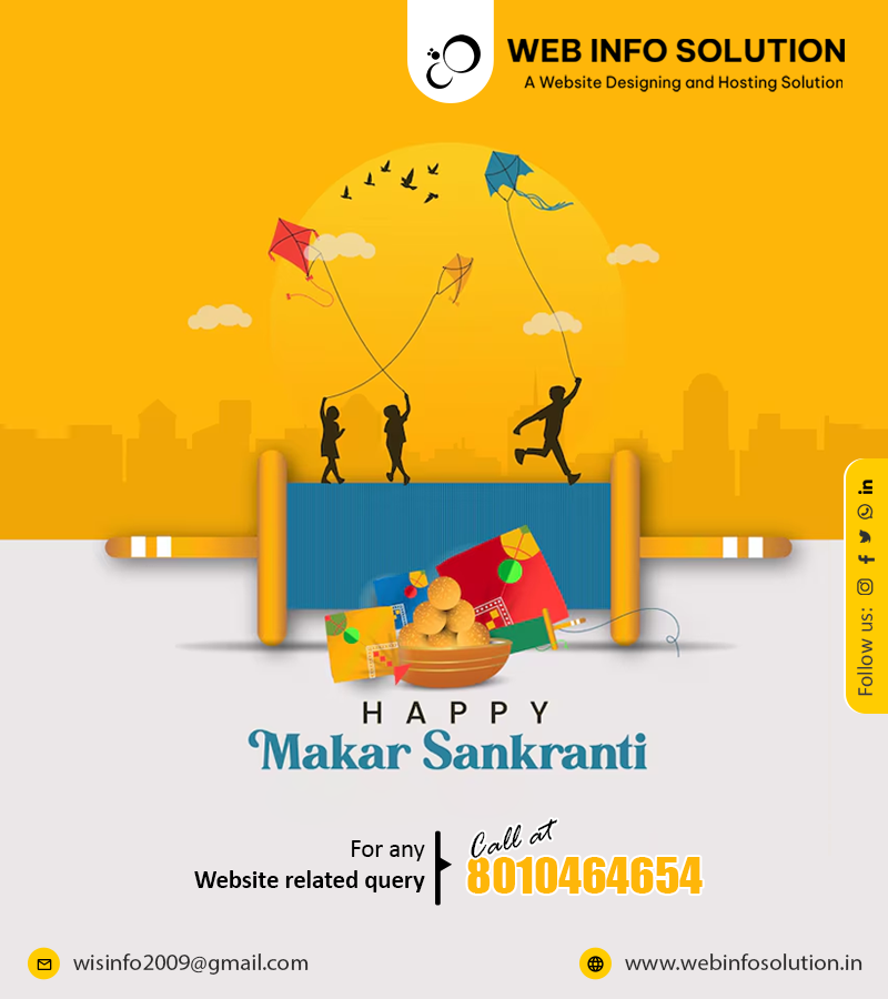 webinfo2009's tweet photo. Happy HappyMakarSankranti 2026! 🎉🎉

Make your business online with Web Info Solution.

Visit at: https://t.co/PtglGx0mQh

#HappyMakarSankranti #HappyMakarSankranti2026 #BusinessPromotion #CreateYourBusinessOnline #WebDesign #businesswebsite #WebsiteDevelopment #WebHosting https://t.co/JhVfEDu8sW