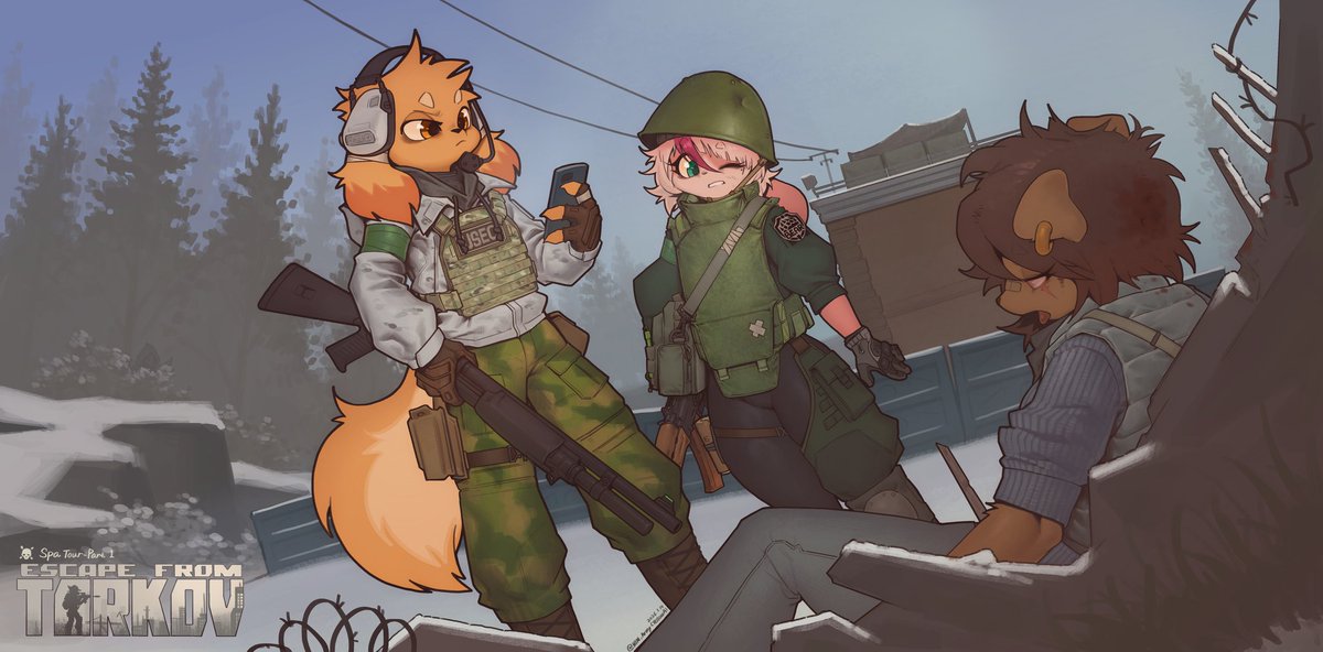 <a href="/tarkov/">Escape from Tarkov</a>
@escapefromtarkov
Just a normal task from Peacekeeper...
“The beginning of the Spa Tour,the end of the kindness...Welcome to the coastline.”

#EscapefromTarkov #TarkovArt2026