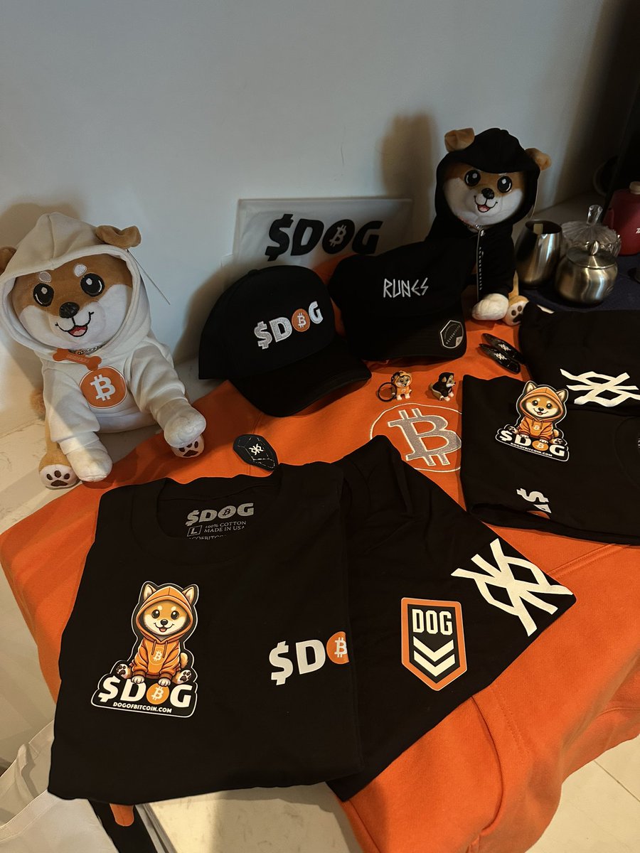 DOG has some of the best quality merchandise in the crypto market! Check  out @DogOfBitcoinOG for the link!