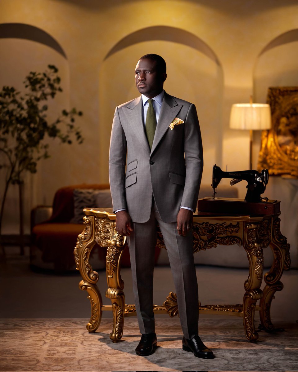 TGbespoke's tweet photo. I am Adetayo Adeyeye of Taryor Gabriels, bringing you fashionably refined tidings, cut with precision, finished with restraint, and defined by clean lines and bespoke excellence.

This is 2026. Our commitment to world-class craftsmanship remains unchanged. https://t.co/G9DjSVIGk9