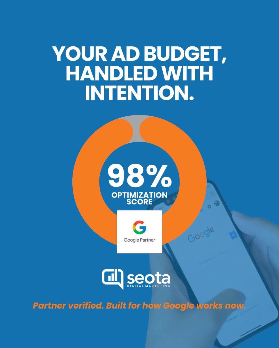 As a Google Partner, our team stays certified, actively manages live accounts, and builds campaigns around how Google’s system works today.

If you’re running ads, they should be built for today’s rules, not last year’s playbook.

#GooglePartner #GoogleAdsManagement