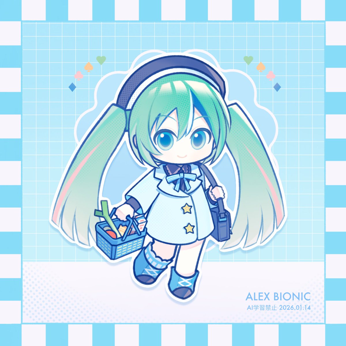 AlexBionicS's tweet image. 🩵cyan blue🩵

#初音ミク