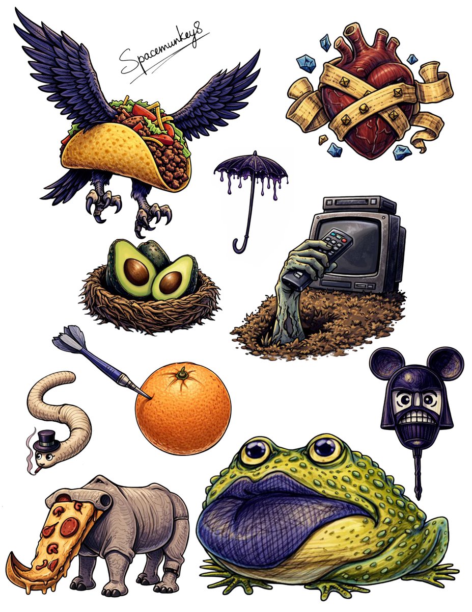 Spacemunkey81's tweet image. Random Doodles #007