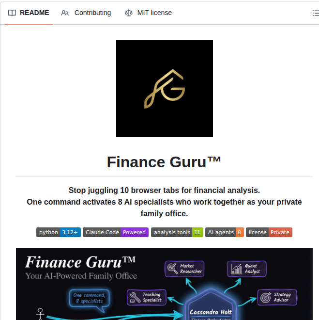 tom_doerr's tweet photo. AI agents for financial analysis

https://t.co/sCFMLiJEJE https://t.co/MZXQy3tht8