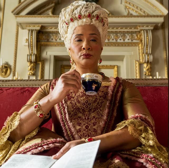 davo_arid's tweet image. My wife was watching Bridgerton and it’s an episode where the Bridgertons are gonna meet the Queen of England and I asked her “who’s the Queen of England, is it a black lesbian?” but then the Bridgertons really do meet the Queen of England and she really is a black lesbian.