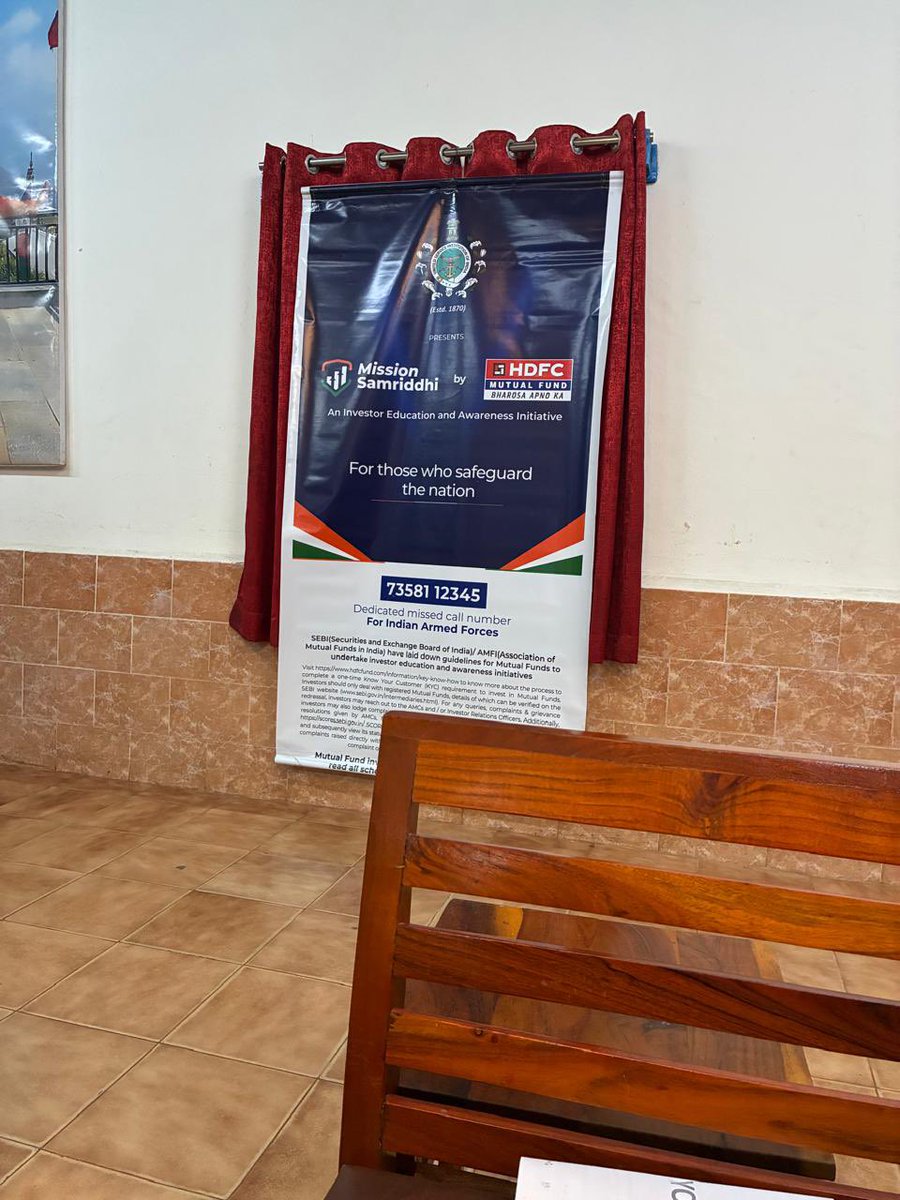USIofIndia's tweet image. USI, with HDFC Mutual Fund under SEBI mandate, conducted the 8th Mission Samridhi session at Shillong for Gorkha Regiment troops. Officers, JCOs, Jawans &amp;amp; families joined to build long-term financial security. #ArmedForces #GorkhaRegiment #MissionSamridhi #usi #hdfcmutualfund