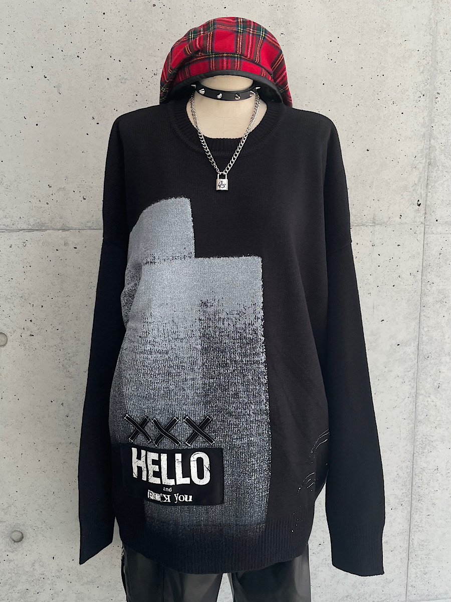 hellcatpunks's tweet image. ♠︎NEW ITEM♠︎
メンズライン「HUNDREDCLUB」のニット
前後の大胆なペイントが目をひく個性的なアイテム☆
お手入れしやすいアクリル素材で保温性も◎
ビッグシルエットのアイテムとして女性にもおすすめです

★ペイントニット
hellcatpunks.com/i/HRC-KN0004