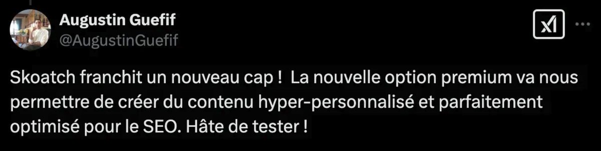 Skoatch, vos articles complets en quelques minutes tweet media