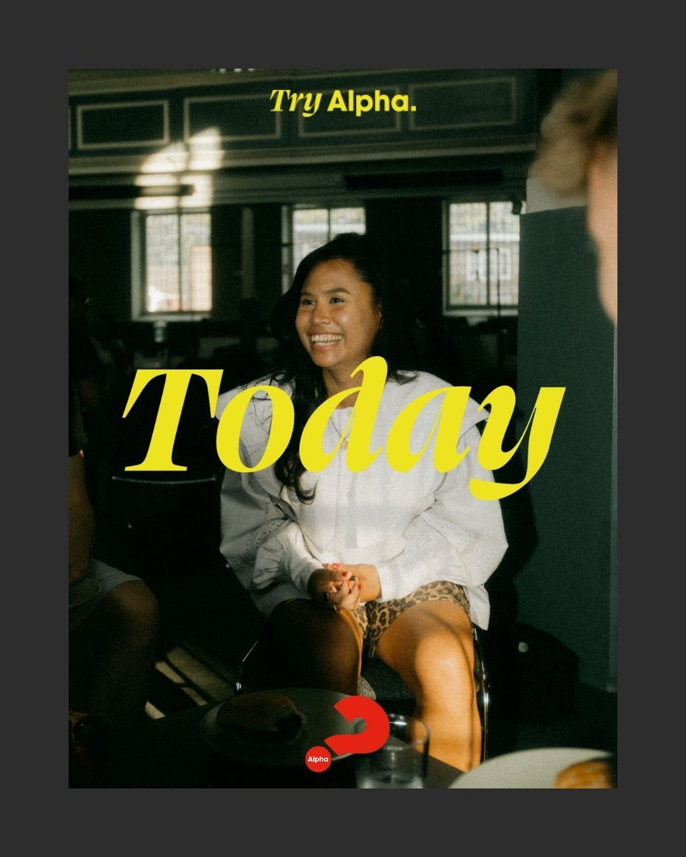 Alpha begins today and it's not too late to come along! Starting from 12pm with a sandwich lunch. Visit smob.uk/alpha for more information. 

#SMoBWoking #Alpha