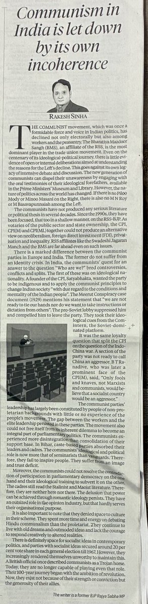 After 100 years, where are Indian Communists?
Led largely by non-proletarian elites, they thrive more as seminarists than as vanguards in farms and factories.
Their only indigenous founder, Satyabhakta, is reduced to a villain in party history—ironic for a movement claiming