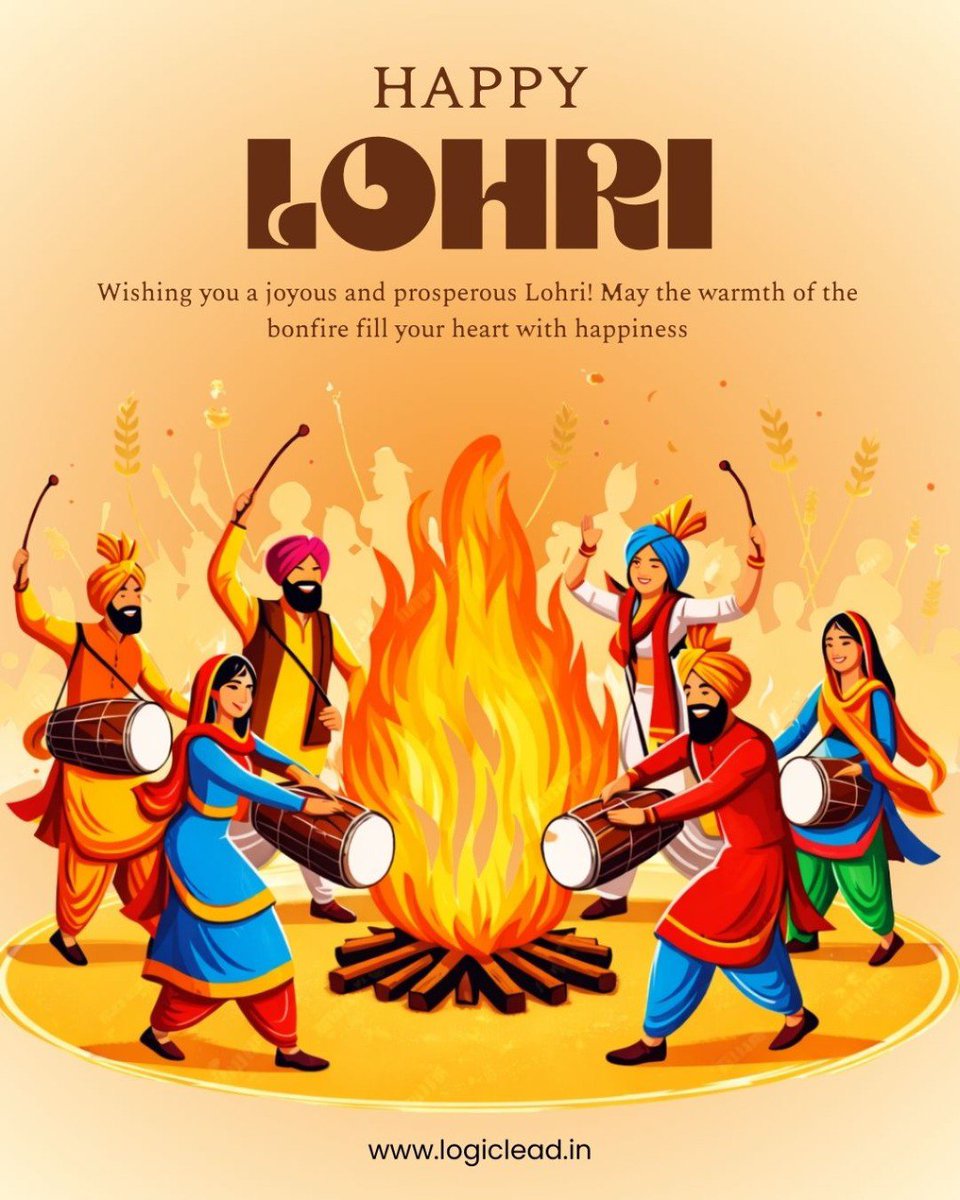 Logicleadfastag's tweet photo. Celebrate Lohri with rhythm, fire, and togetherness—where every beat spreads warmth and joy.

#Lohri #logiclead #LohriCelebration #PunjabiFestival #BonfireVibes #DholBeats #FestiveMood #PunjabCulture #WinterFestival #JoyTogether #IndianFestivals https://t.co/Hie90OcU4V