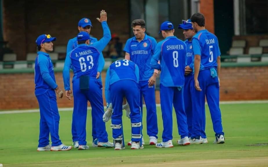 pajhwok's tweet photo. Afghanistan are set to face Sri Lanka in their second warm-up match today (Wednesday) as part of preparations for the ICC Men’s Under-19 Cricket World Cup.

Full details are available at the link below
https://t.co/ZS3YcOw8va

#Afghanistan_SriLanka #Warm_up #Match #ICCU19WC https://t.co/q2ihn9yLrA