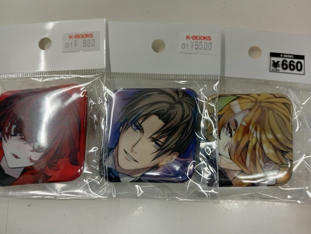 入荷情報】 刀剣乱舞 とうらぶ 大本丸博 スクエア缶バッジ へし切