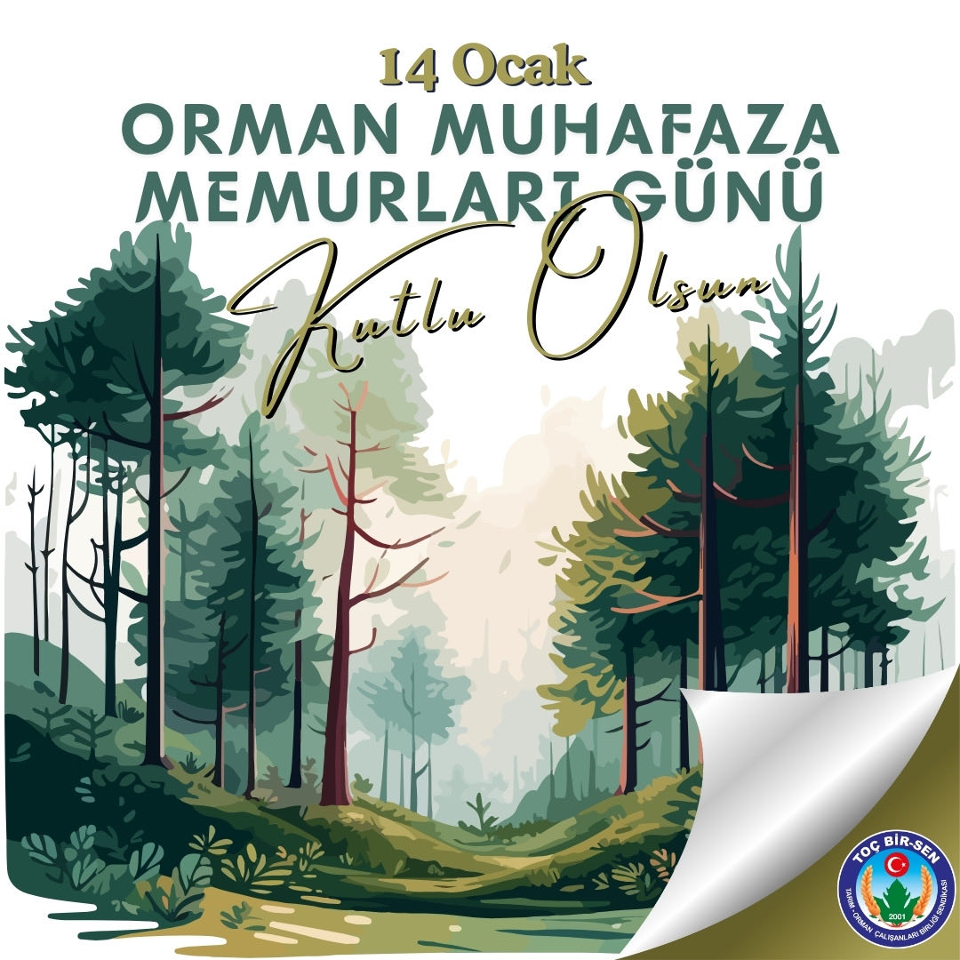 Yeşil Vatan için emek veren, yaz-kış, gece-gündüz demeden alın teri döken Orman Muhafaza Memurlarımızın 14 Ocak #OrmanMuhafazaMemurlarıGünü 'nü kutluyoruz.