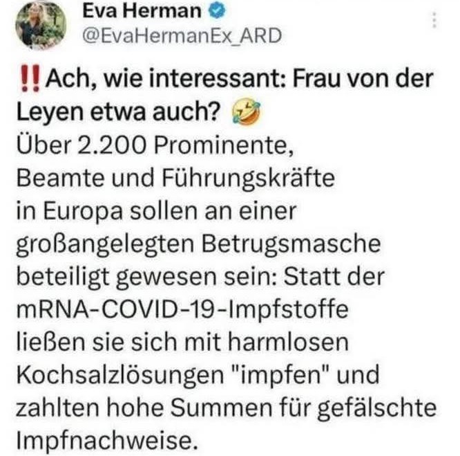 888 Die Merkel und ihre Handlanger haben das doch bei der Schweinegrippe auch schon so gemacht.