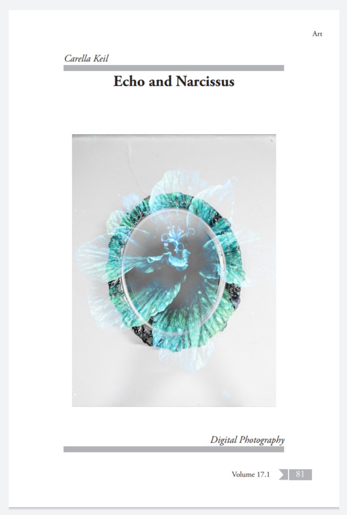catalogofdream's tweet image. Echo and Narcissus | Carella Keil
Straylight Literary Arts Magazine 17.1
@StraylightMag 
#AbstractArt #FlowerPhotography #litjournal