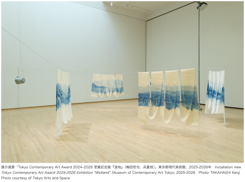 ARTiT_Tokyo's tweet photo. 【PR】東京都現代美術館で「Tokyo Contemporary Art Award」第5回受賞者・梅田哲也と呉夏枝の受賞記念展が開催中。呉は「grand-mother island project」(2017-)を発表。梅田は仮設足場や音響オブジェクトを組み込み、鑑賞制度としての美術館の見方を転換させる。#TOKAS https://t.co/TegeKiOjI4 https://t.co/QZ6EE6hy1q