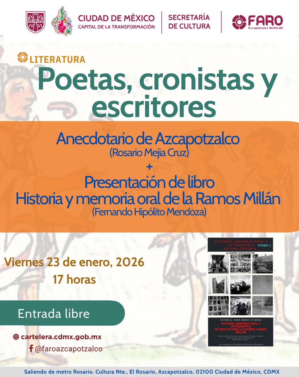 FARO Azcapotzalco Xochicalli tweet media