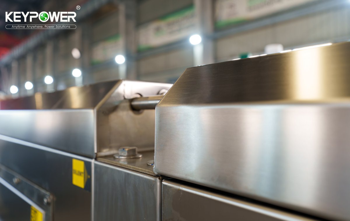 #KEYPOWER #stainlesssteel canopy generators for costal areas.
Specially built to resist corrosion and harsh marine environments, engineered for where durability matters most. #DieselGenset #CyberGen #StainlessGenset