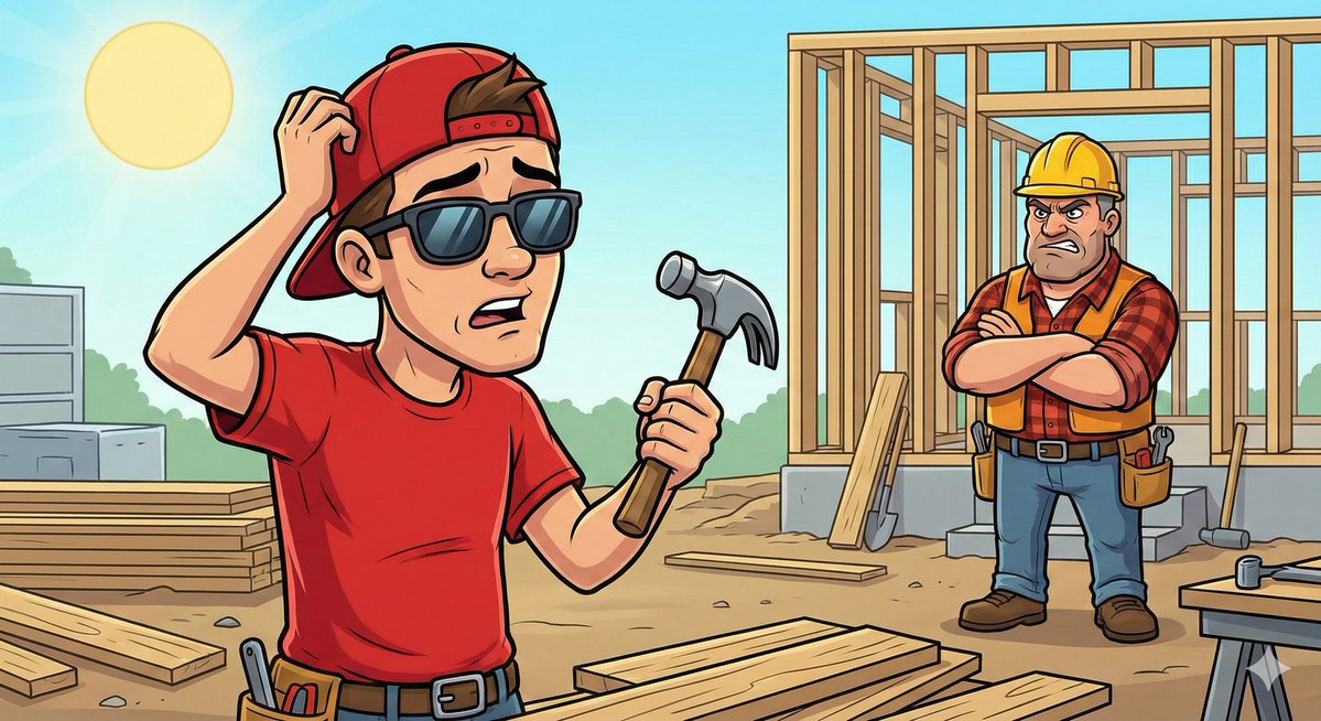 Mattyverse's tweet image. Most people waste their time using the right tools wrong.

​Enough thinking.

​On a job site, nobody gets paid to stare at a hammer. You get paid to drive the nail.

​Most of you treat AI like a search engine or a party trick. You ask it to "delve" into ideas while your…