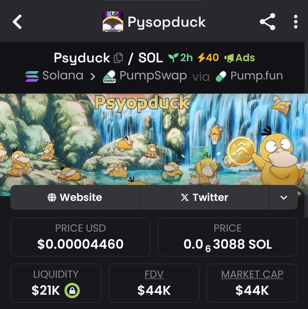 Aped $Psyduck

Based Dev

2bAFzhJnjq7kPtWcWX69pFiCWLidfnBU5hgCtth3pump