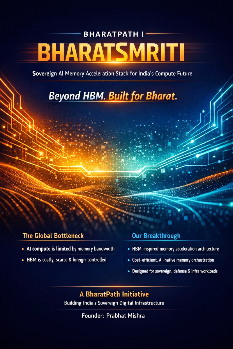 BharatPath - Full Sovereign Digital Suite for India
Need Support, Collaboration, Mentorship, and investment.
#BharatPath
#YoungLeadersDialogue2026
Recognizing the talent of our young people, we adopted a new approach: PM Modi
<a href="/JM_Scindia/">Jyotiraditya M. Scindia</a>
<a href="/CMOfficeUP/">CM Office, GoUP</a>
<a href="/PiyushGoyal/">Piyush Goyal</a>
<a href="/narendramodi/">Narendra Modi</a>