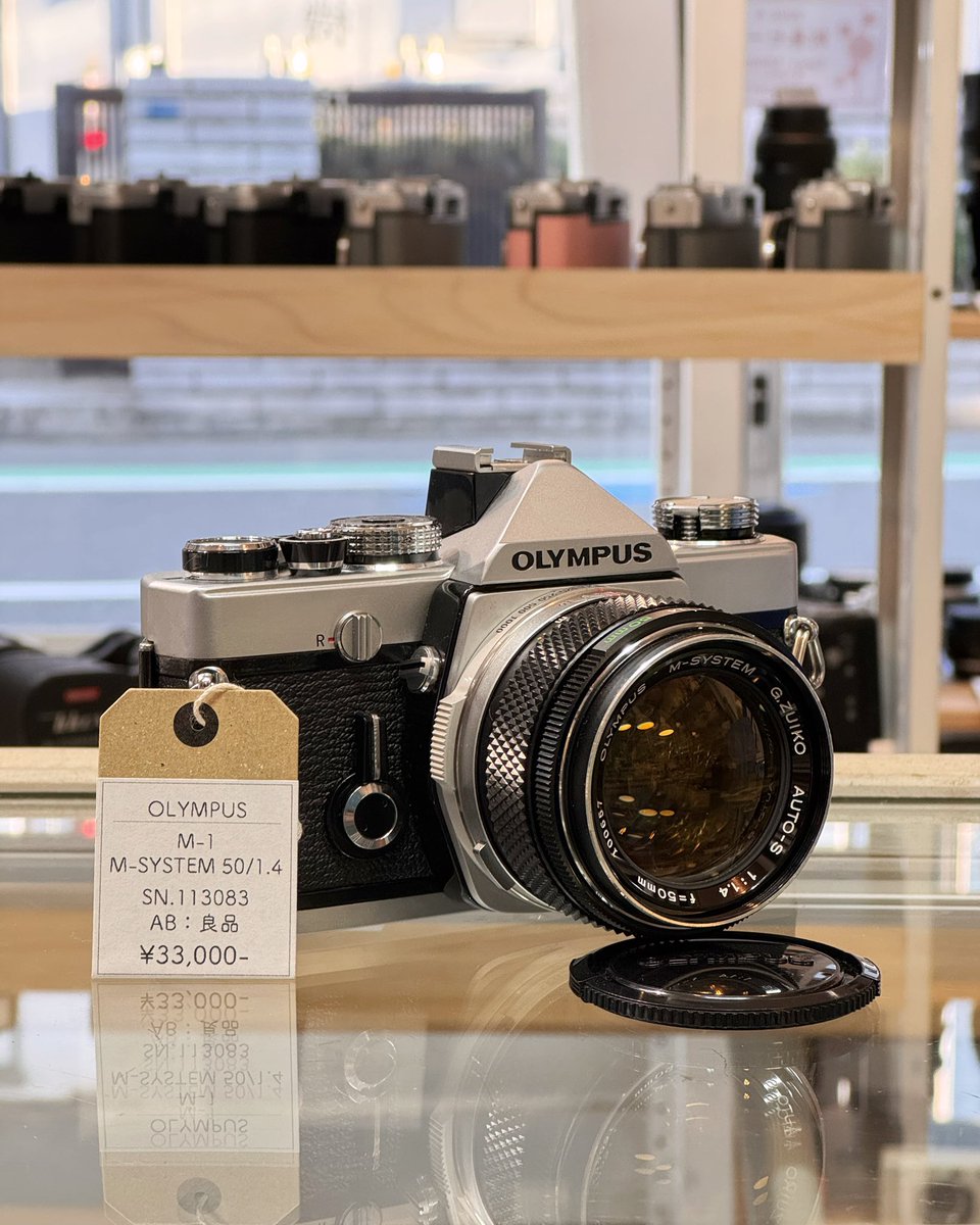 OLYMPUS 50mm (革ケース付) ★M-SYSTEM + M-1 ★