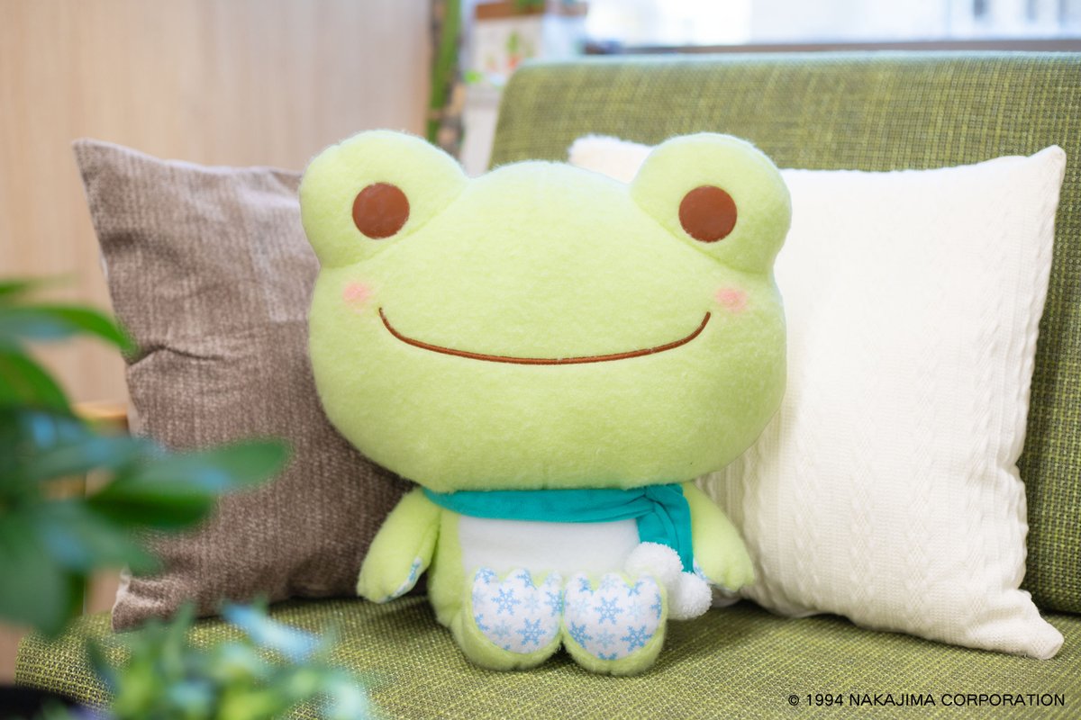 ☔️1月発売商品🌈 【かえるのピクルス マフラーBIGぬいぐるみ